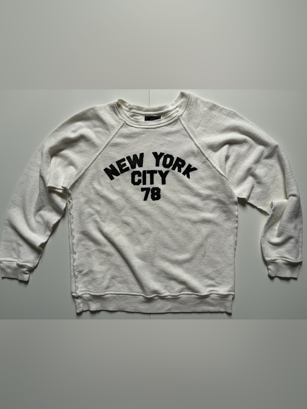 Free People - Retrobrand White 'New York City 78' Crewneck - Medium - Nwot